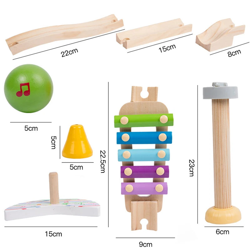 MusicBlock Play - Wooden Sensory Blocks for Development