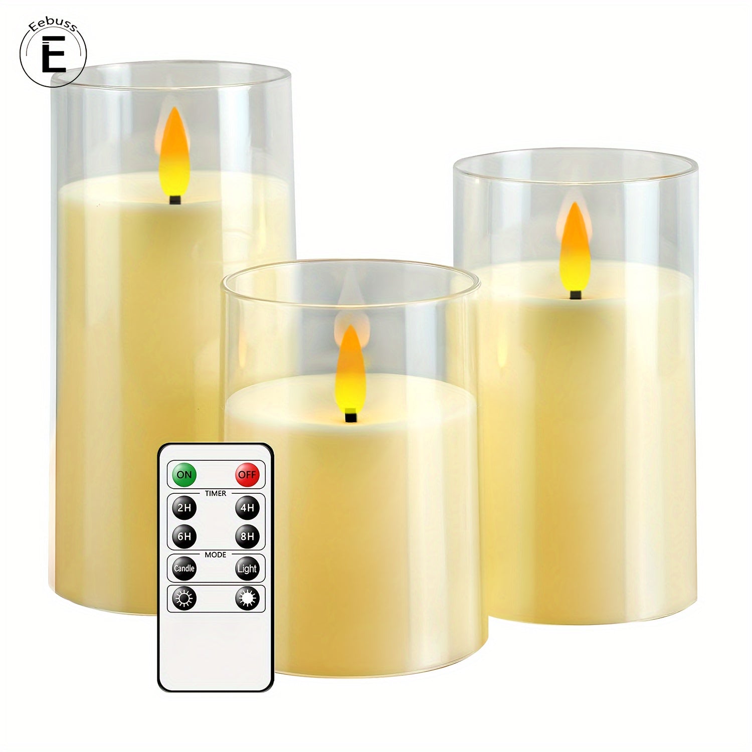 FlamelessGlow - Magical LED light set with remote control