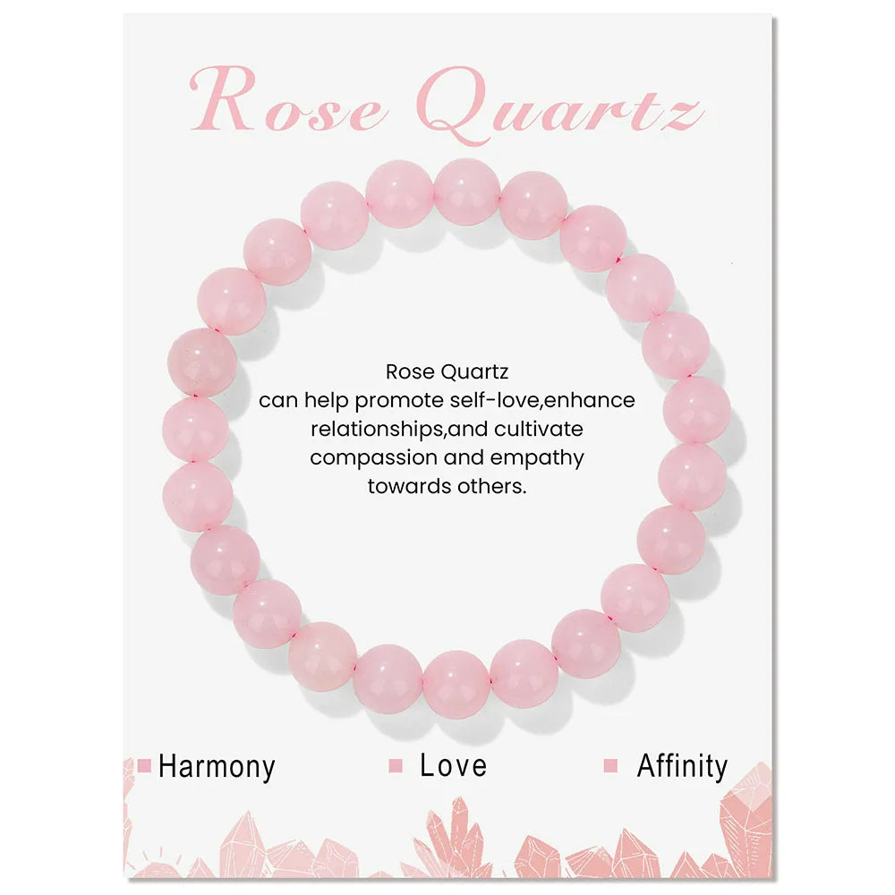 Aria: Natural Crystals Bracelet for Healing Energy