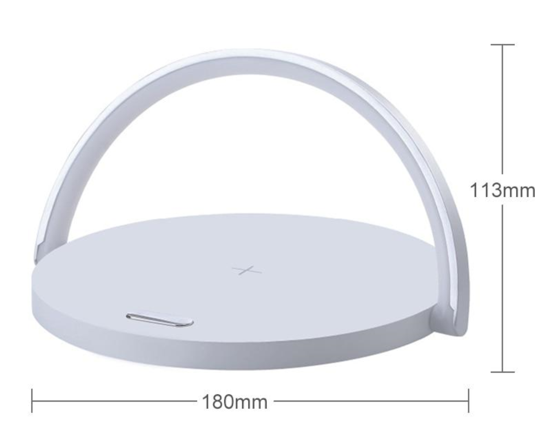 Bowlight Design™ - Stylish 3-in-1 Night Light with Qi Charger