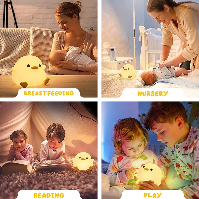 Ducky Buddy Lamp - Soothing Night Light For Better Sleep For Your Child