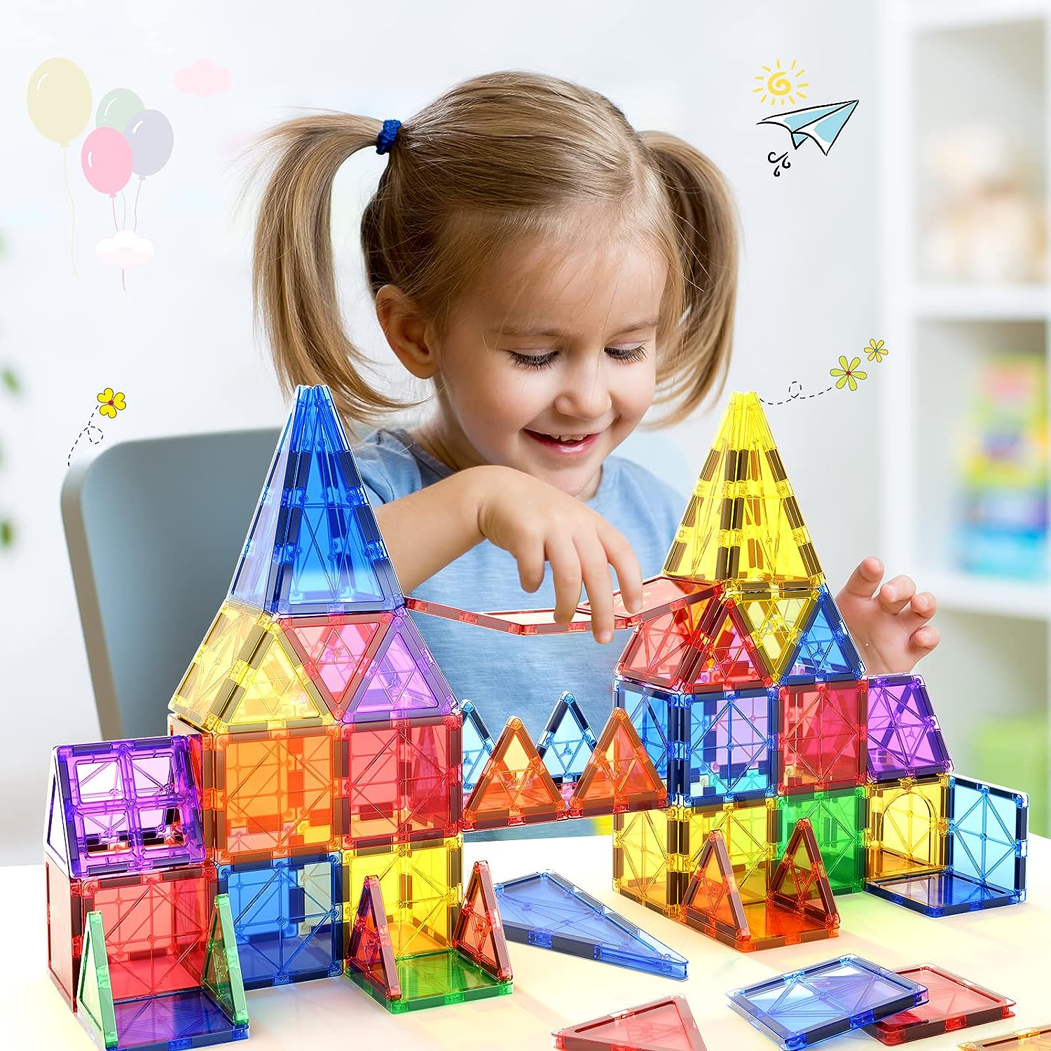 Montessori Magnetic Tiles - Discover Infinite Building Joy