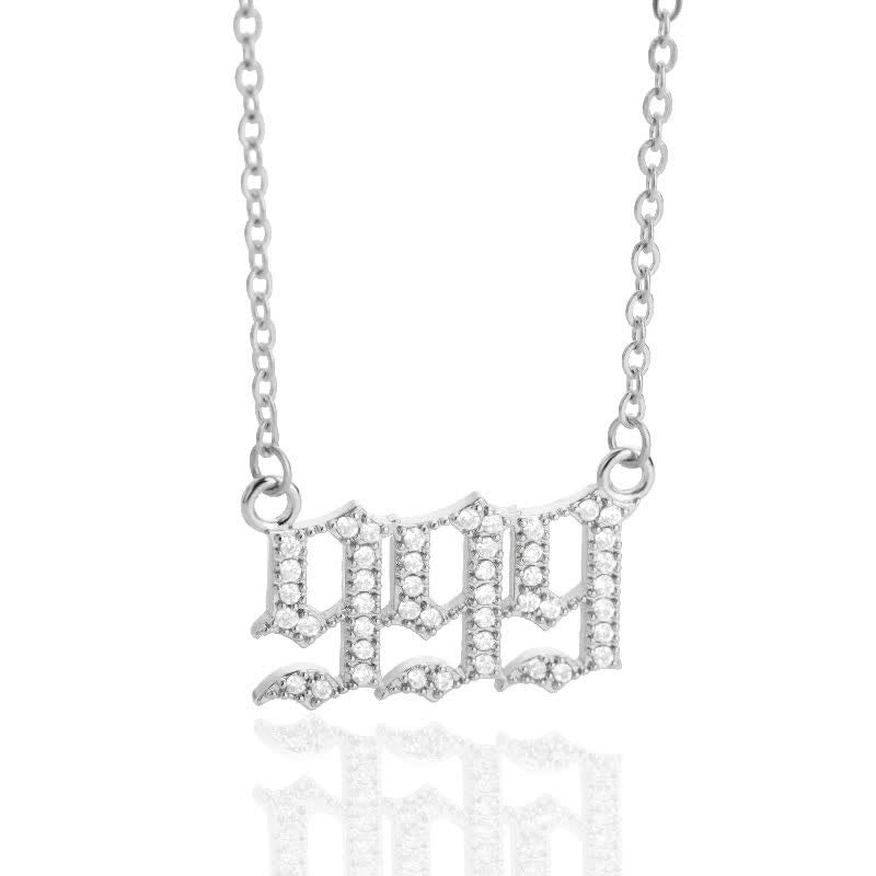 Seraphina Zirconia Angel Number Necklace - A Symbolism of Protection and Love