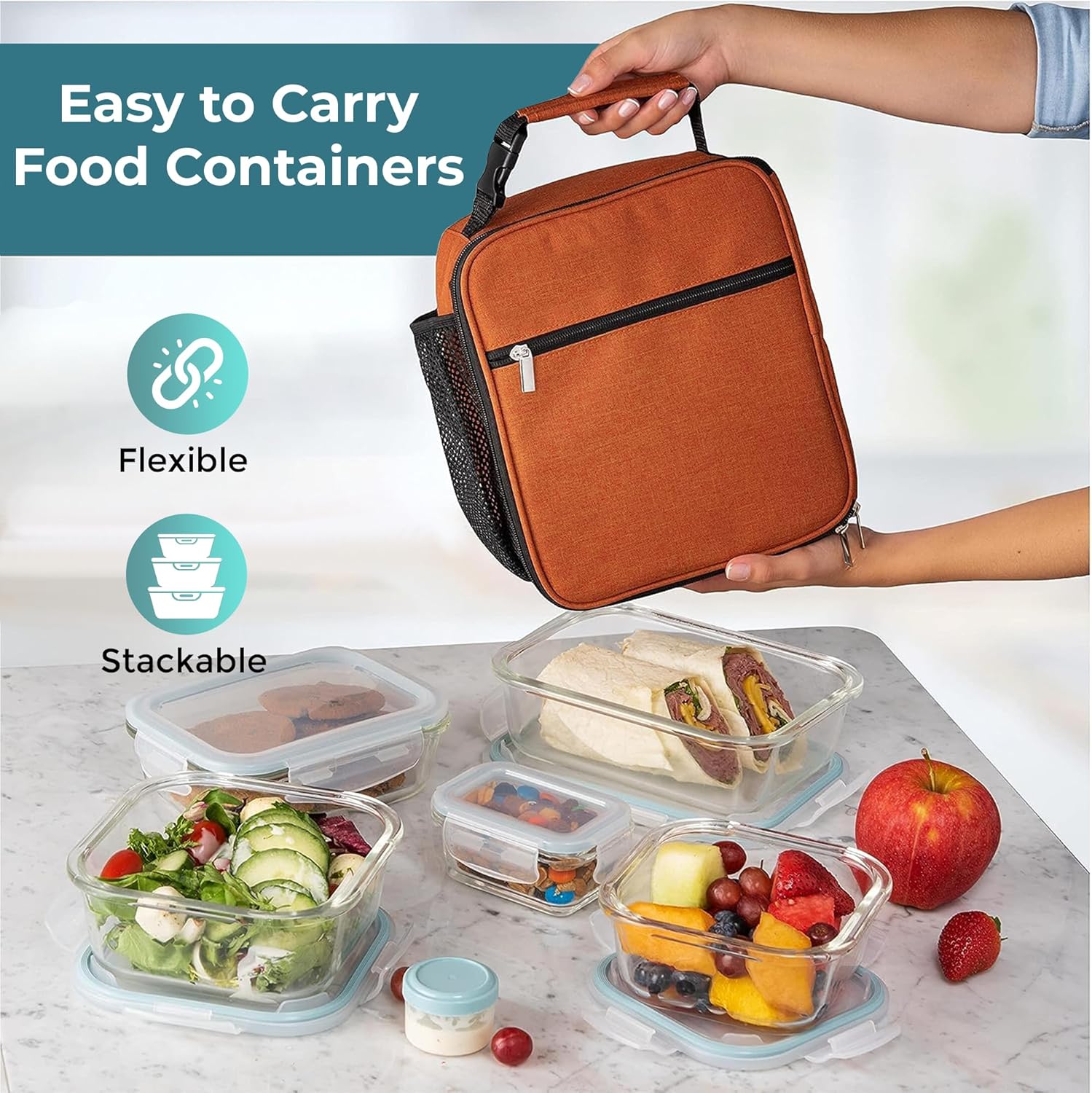 GlassSafe - 35-piece Set of Airtight Storage Jars