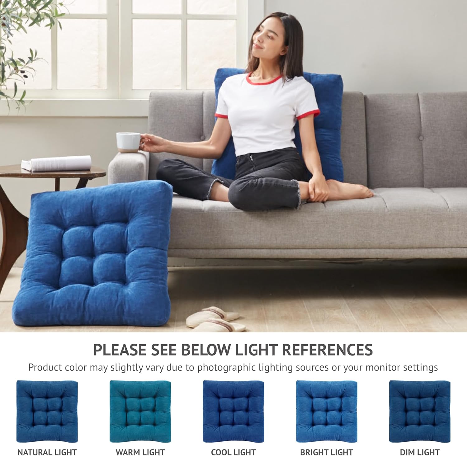 ZenCushion – Set of 2 luxurious meditation cushions