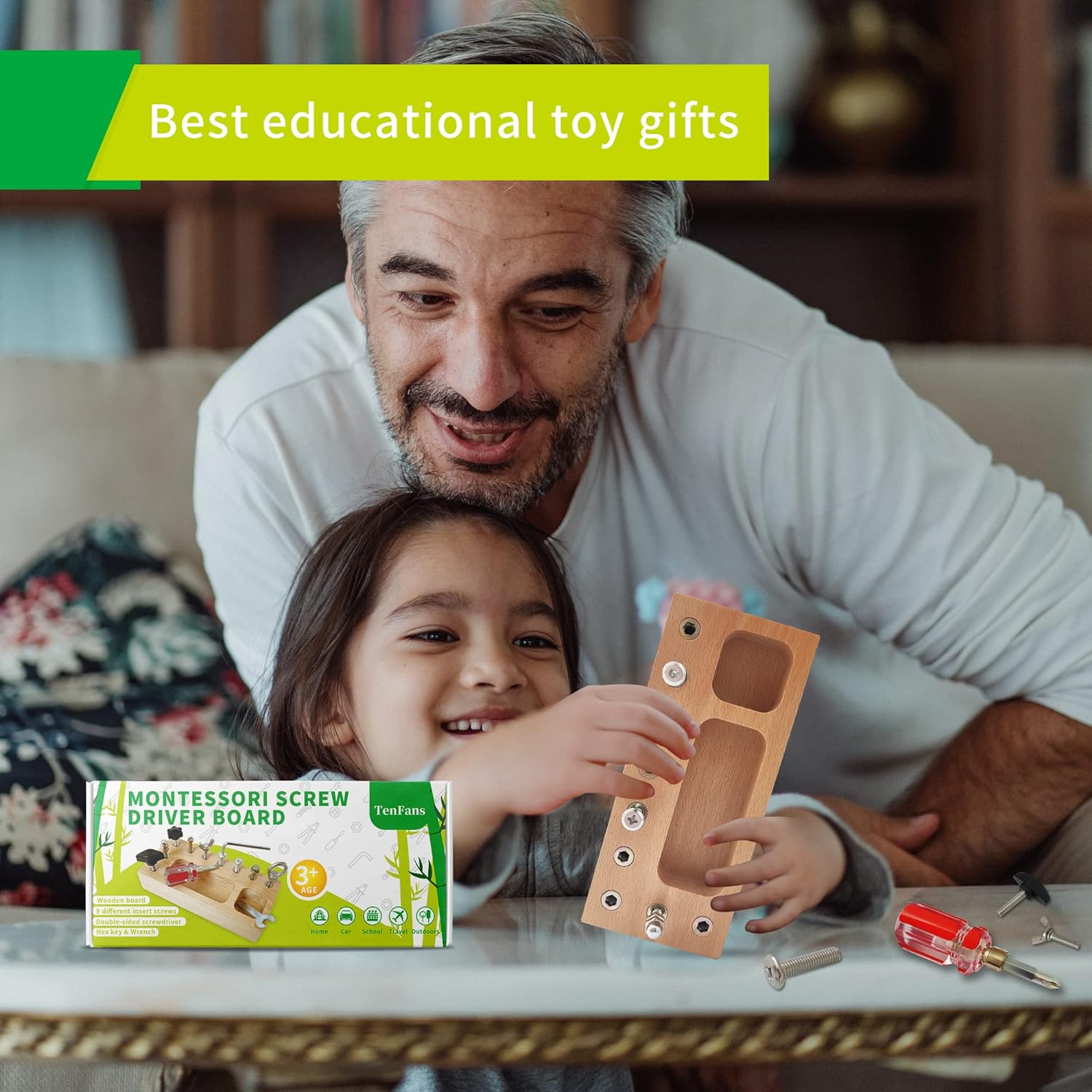 Busy Board Toy - Educational Montessori Playboard for Creative Children