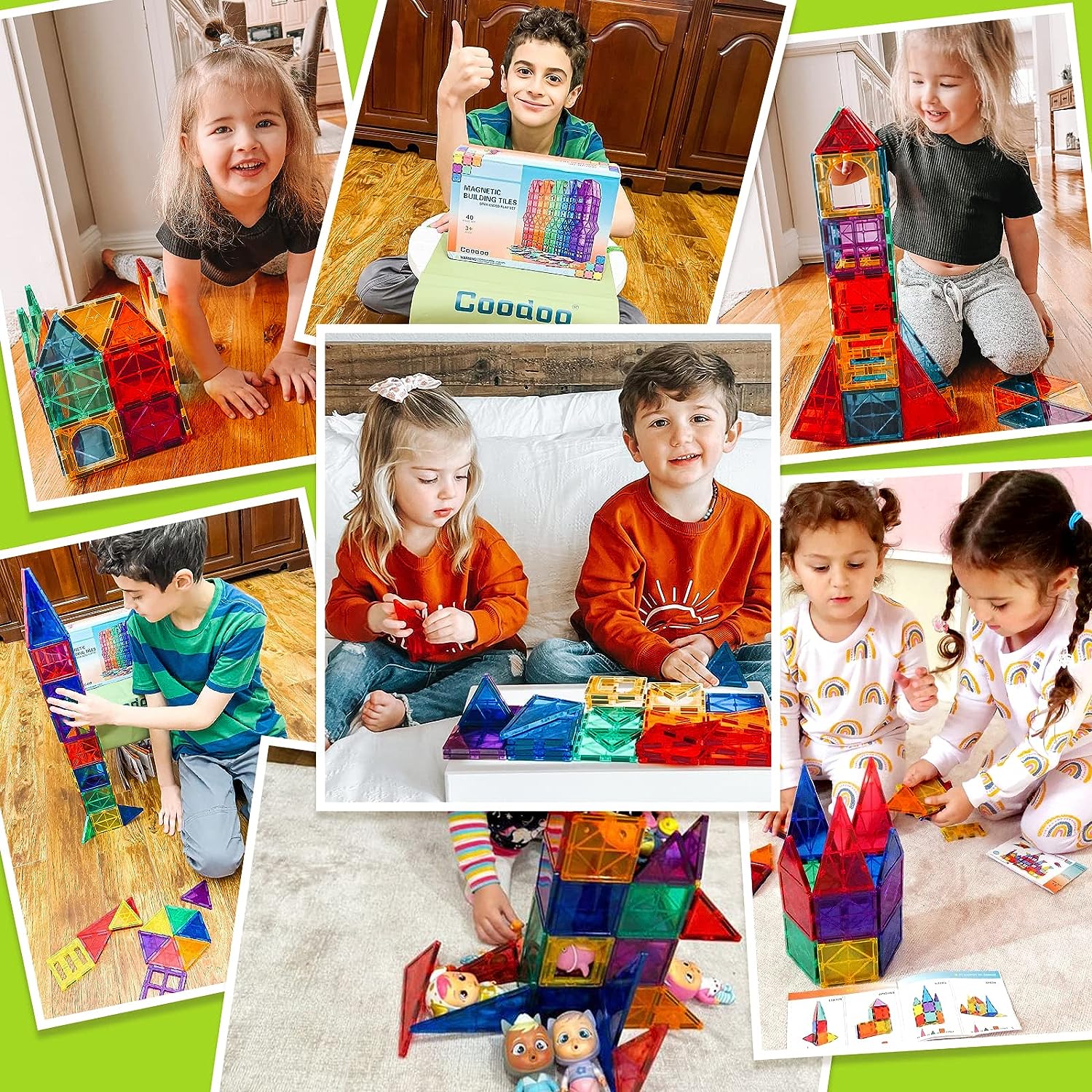 Montessori Magnetic Tiles - Discover Infinite Building Joy