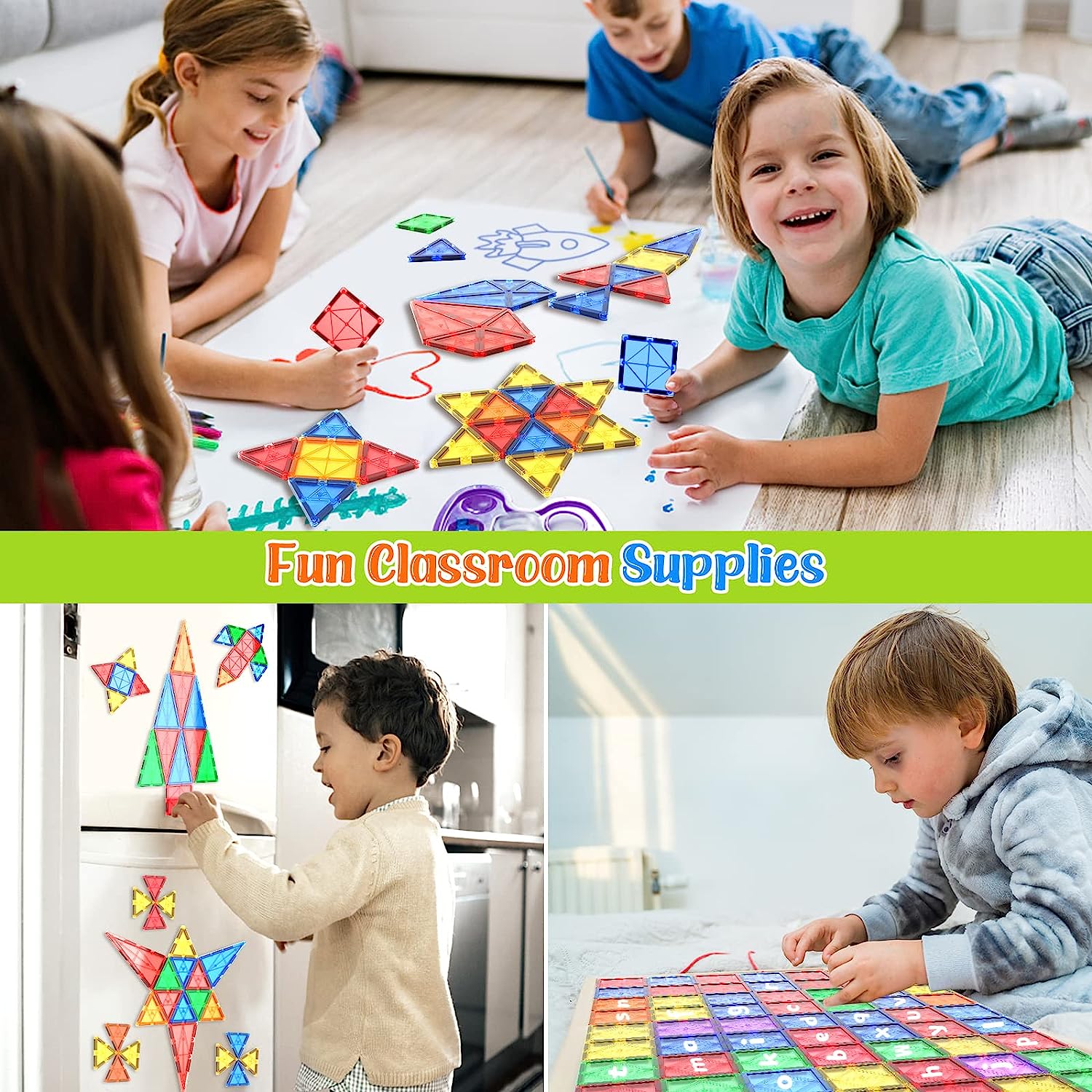Montessori Magnetic Tiles - Discover Infinite Building Joy