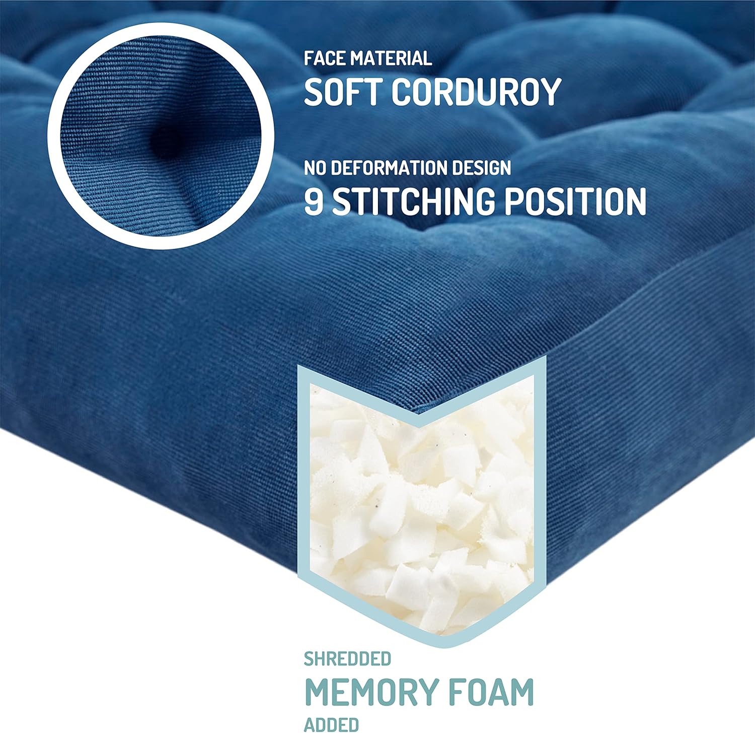 ZenCushion – Set of 2 luxurious meditation cushions