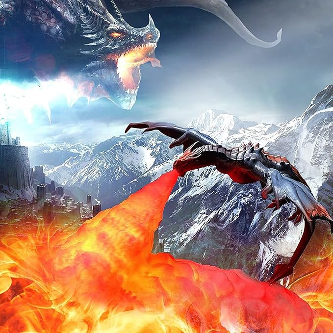 FireDragon Lamp - 3D Rechargeable Dragon Night Light