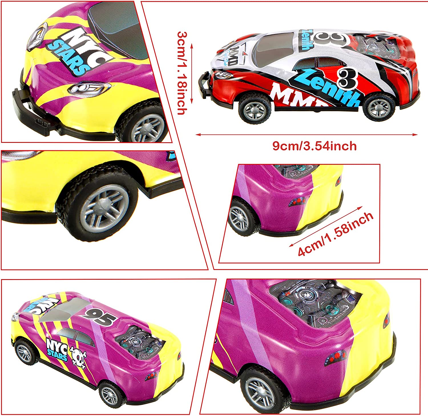 TurboStunt Racer - Högfarts Le ksak Stuntauto