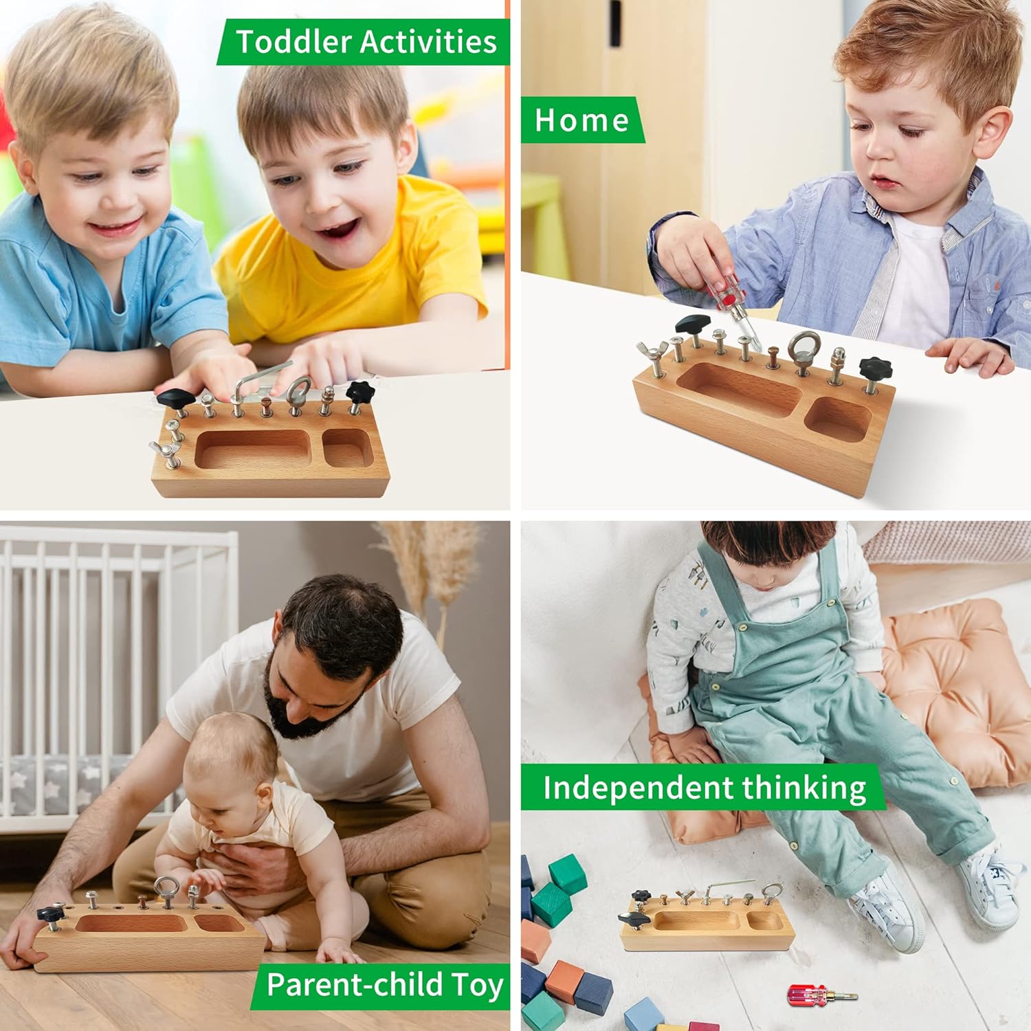 Busy Board Toy - Educational Montessori Playboard for Creative Children