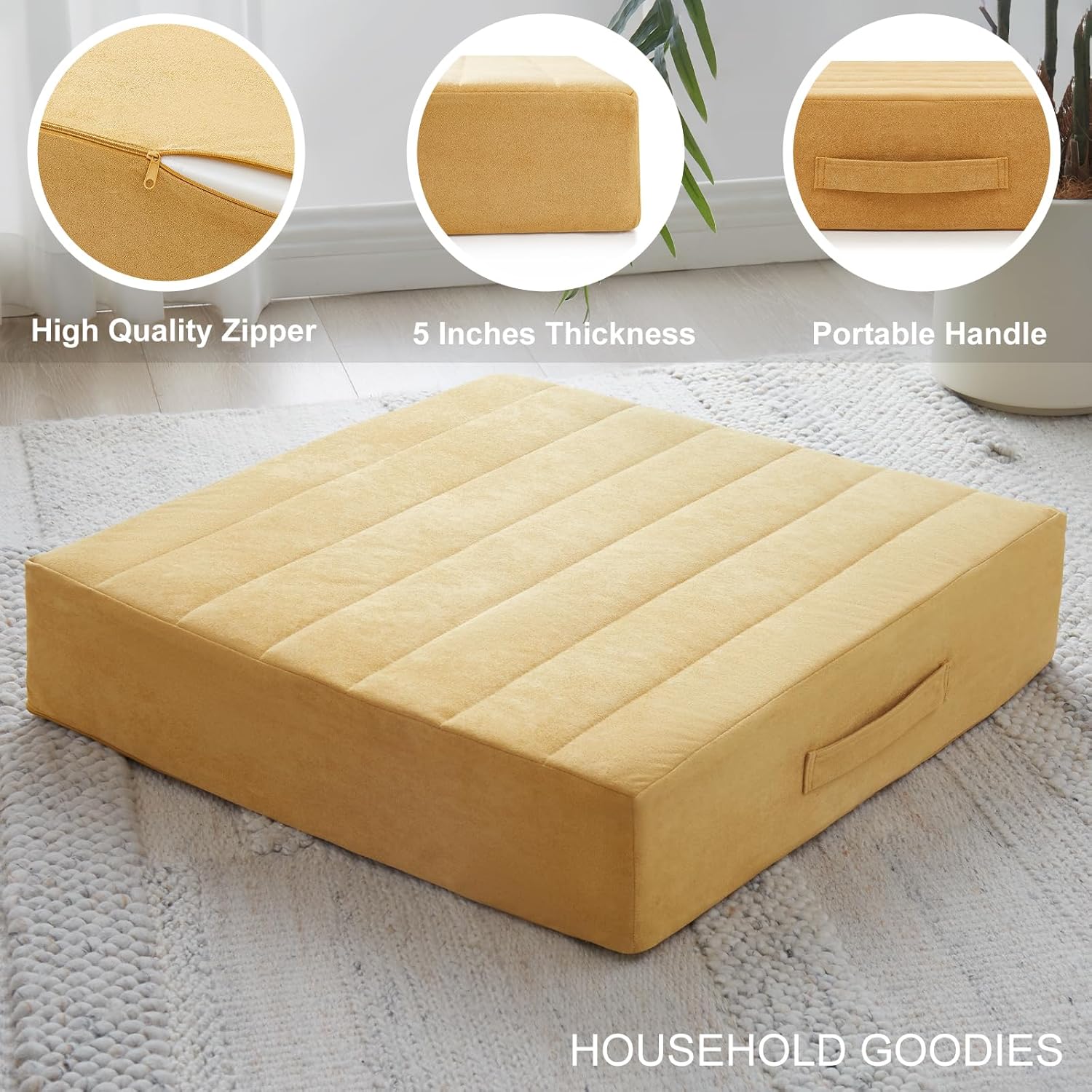 ZenCushion - Luxurious Meditation Cushion with Comfortable Cover