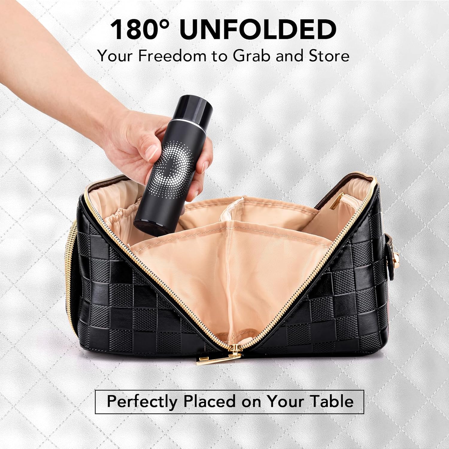 GlamBag - Waterproof makeup bag with large capacity