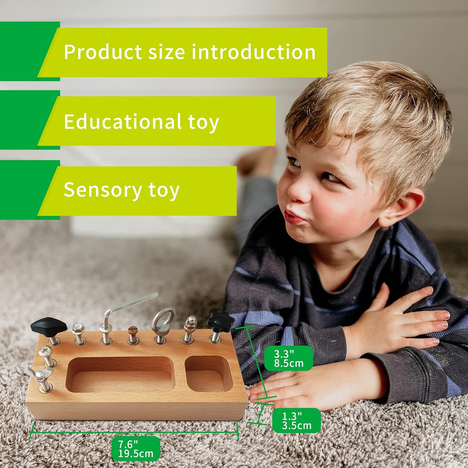 Busy Board Toy - Educational Montessori Playboard for Creative Children