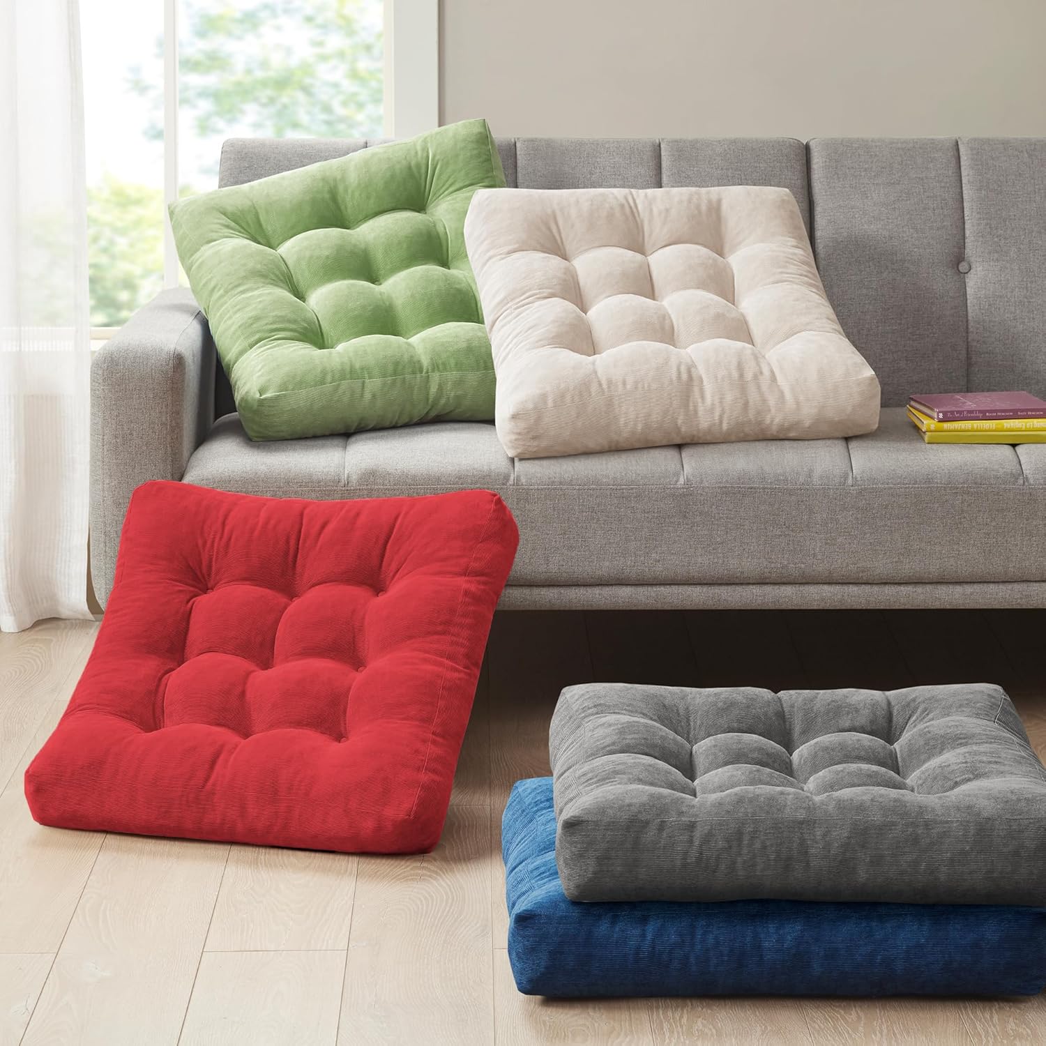 ZenCushion – Set of 2 luxurious meditation cushions