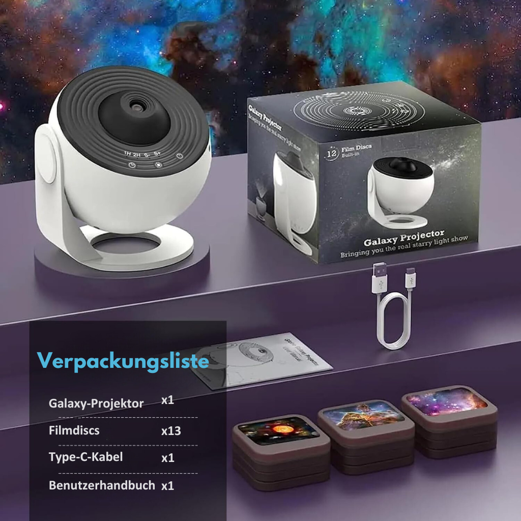 GalaxyNova Projector – HD Starry Sky with Timer