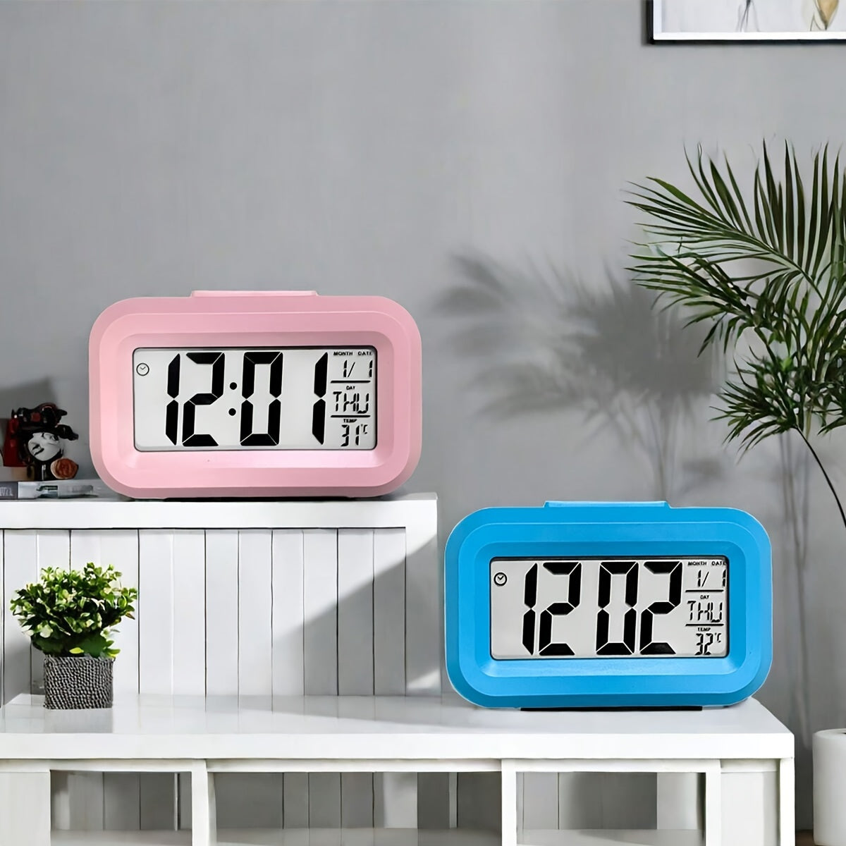 GlowClock - Stylish Digital Alarm Clock with Lighting