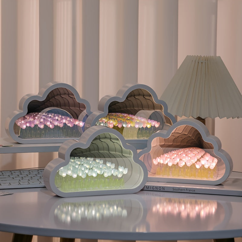 TulipGlow Lamp - Stylish LED Tulip Bedroom Lighting