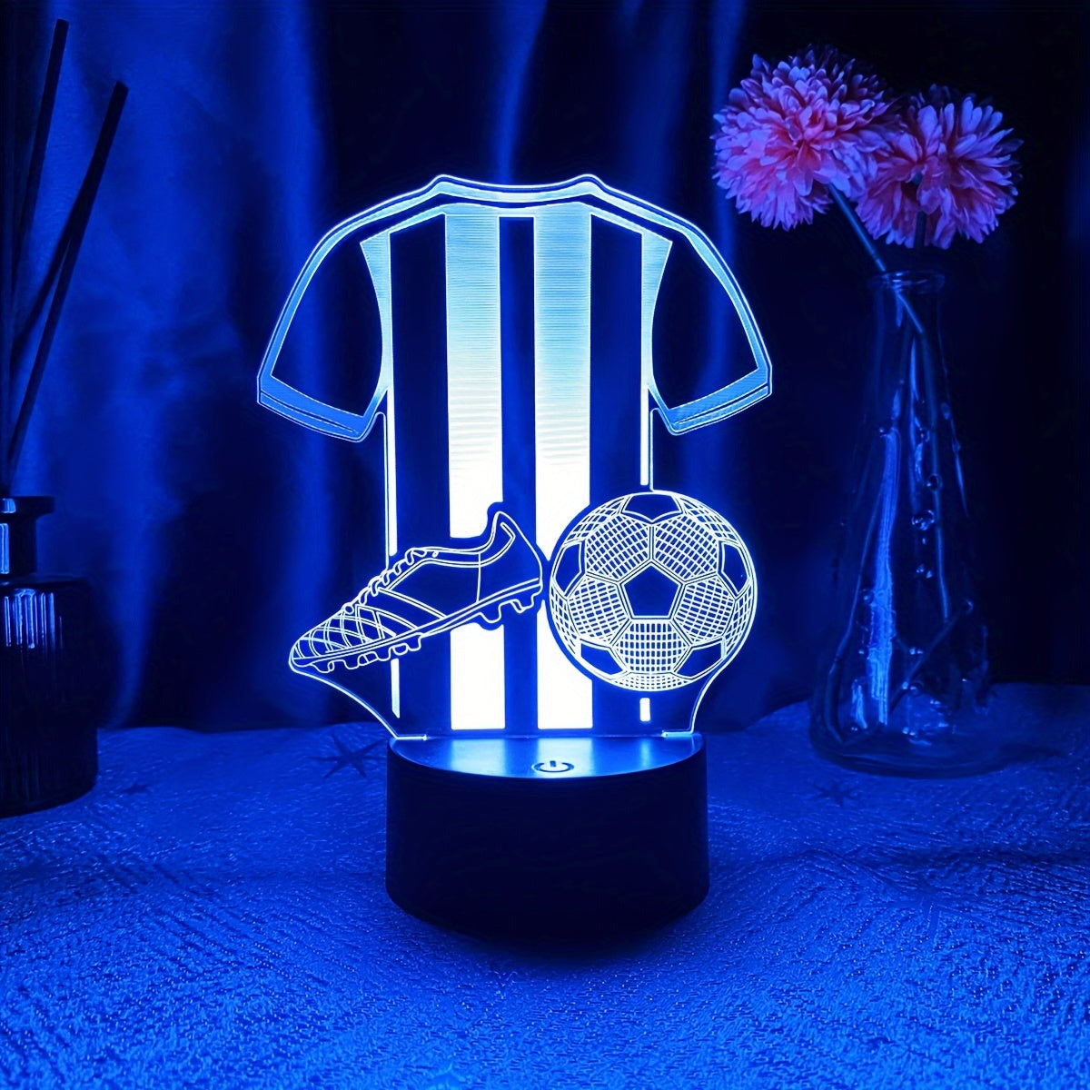 SportGlow Lamp - 3D LED Night Light for Football Enthusiasts