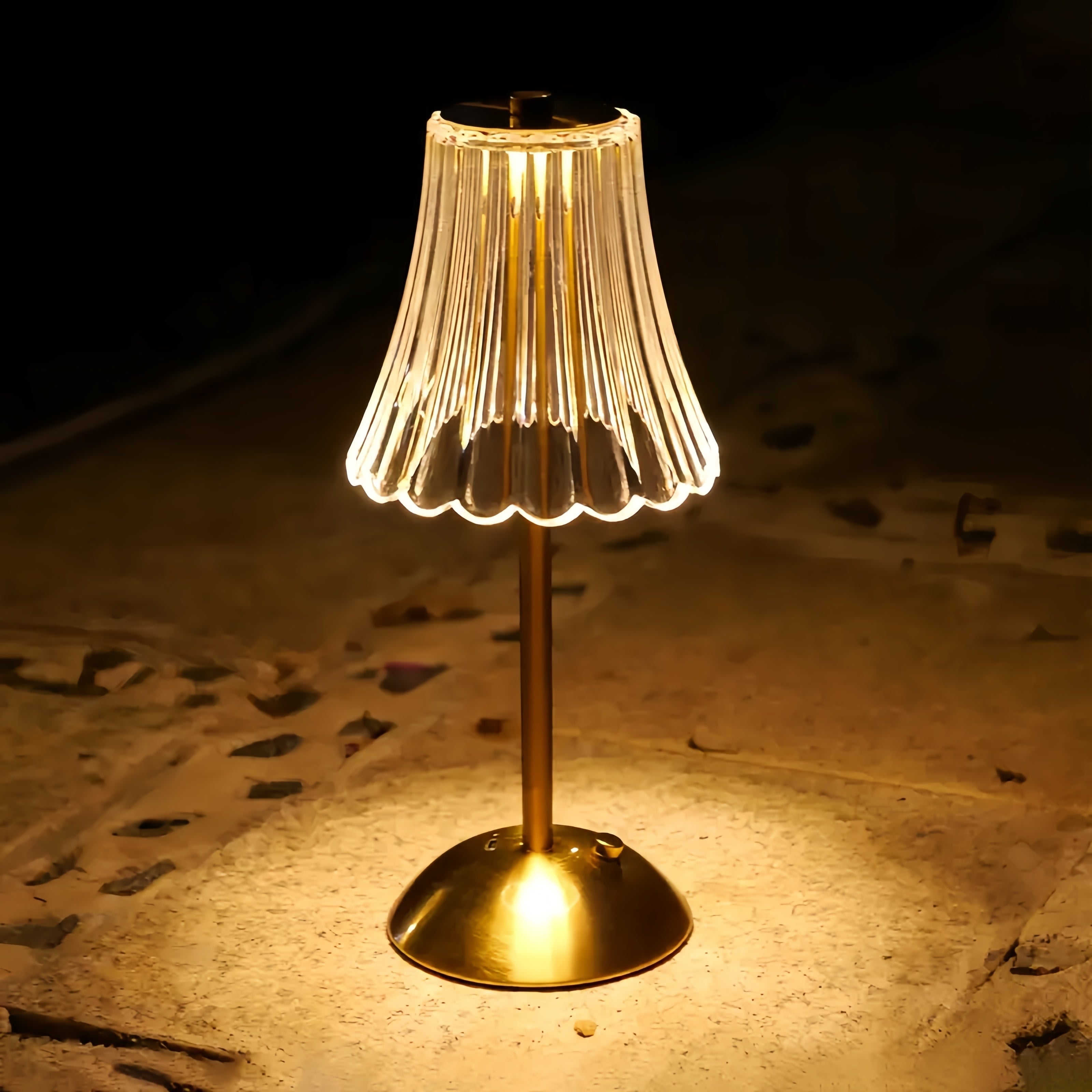 LumiGlow Table Lamp - Wireless LED Lighting with Touch