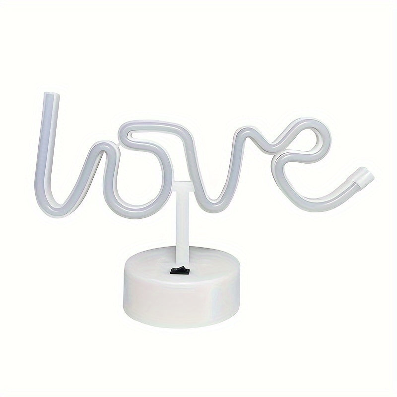 NeonLiefde Lamp – Illuminated Neon Table Lamp for Parties
