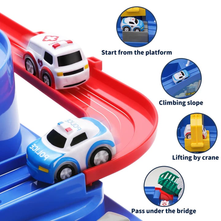 RescueTrack Adventure Set – Educational Preschool Toy
