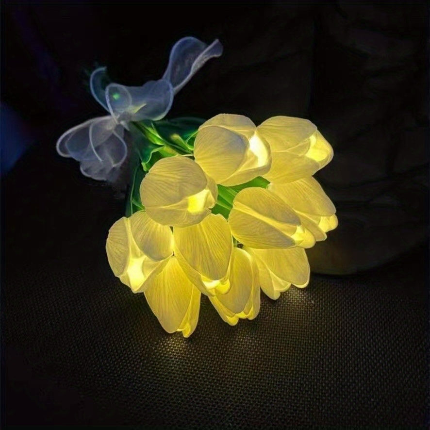 TulipGlow Lamp – LED Flower Night Light for the Room