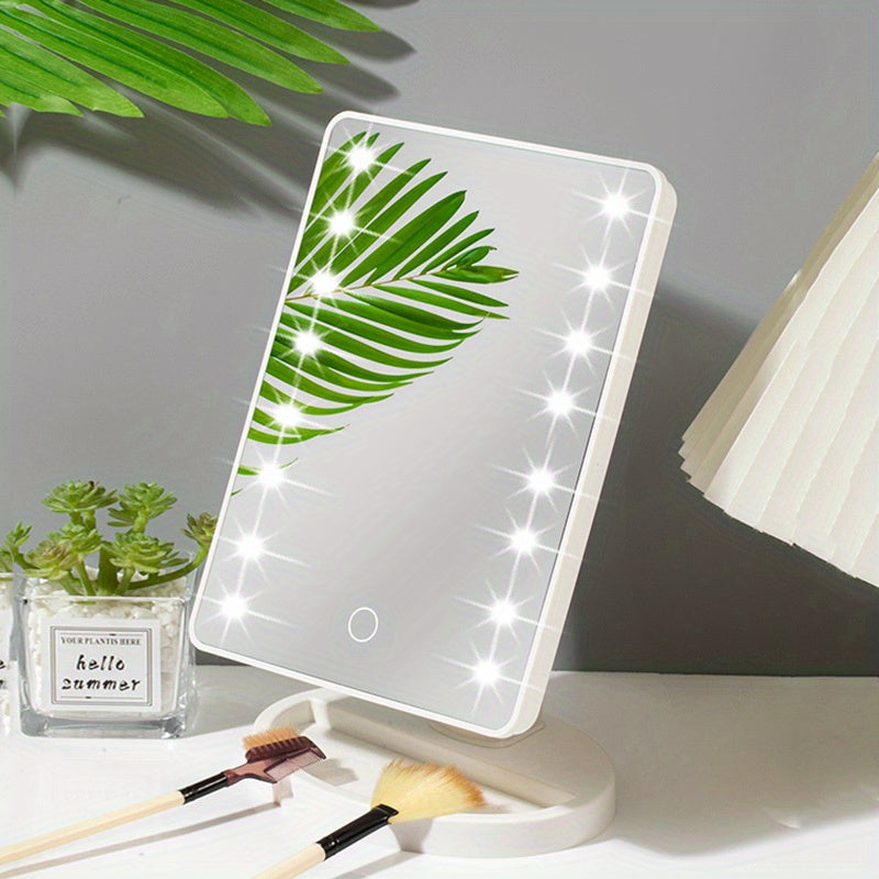 GlowMirror – Portable Make-up Mirror with LED Lighting