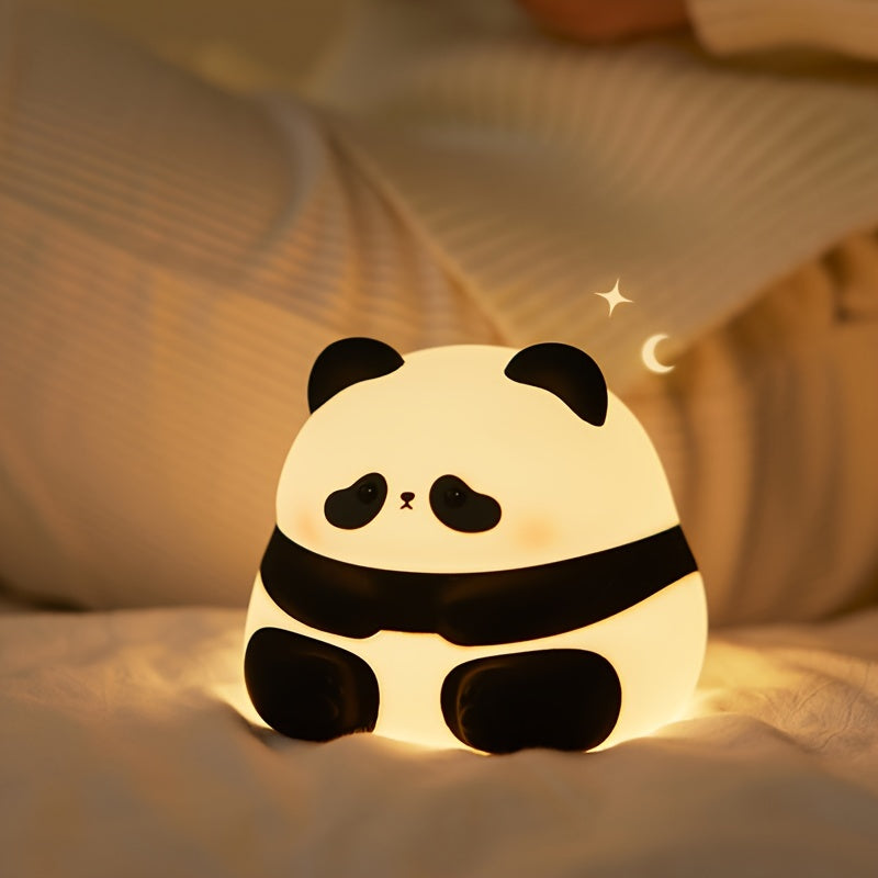 PandaGlow - Large LED Panda Night Light with Rechargeable Battery