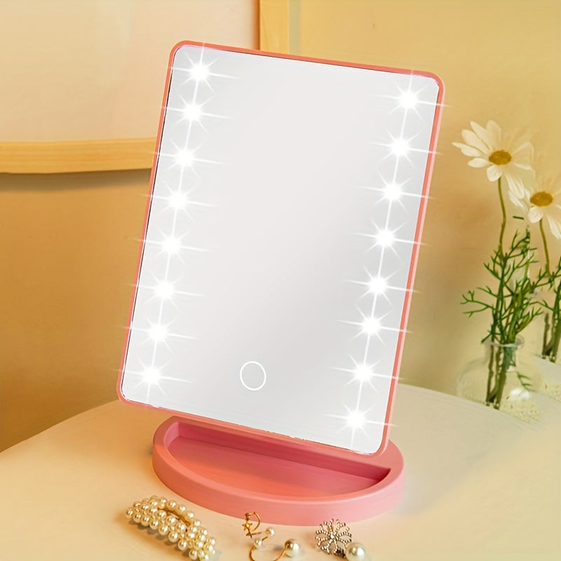 GlowPerfect - Portable Makeup Mirror with 16 LED Lights