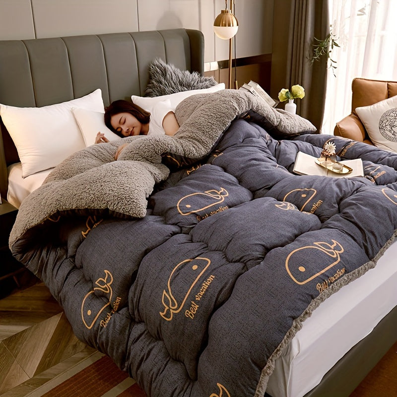 SherpaComfort – Luxurious Fleece Blanket with Cartoon Design