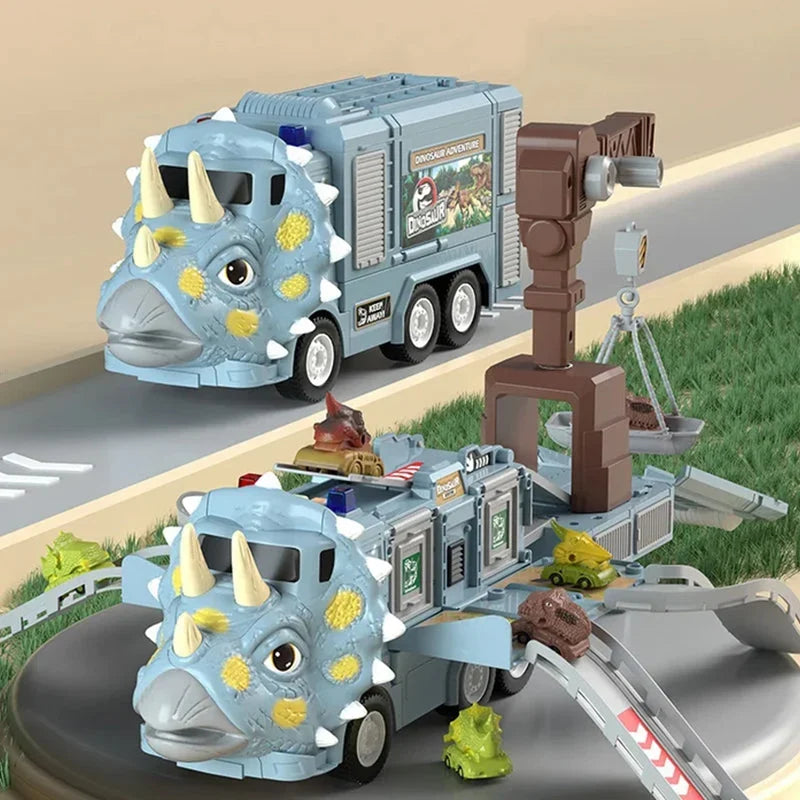DinoRoar Truck - Foldable Dinosaur Adventure Truck