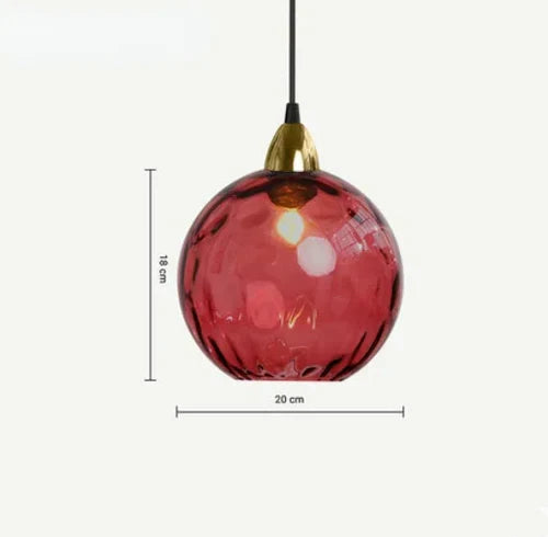 LumiSphere Pendant Lamp – Elegant Glass Ball Lighting