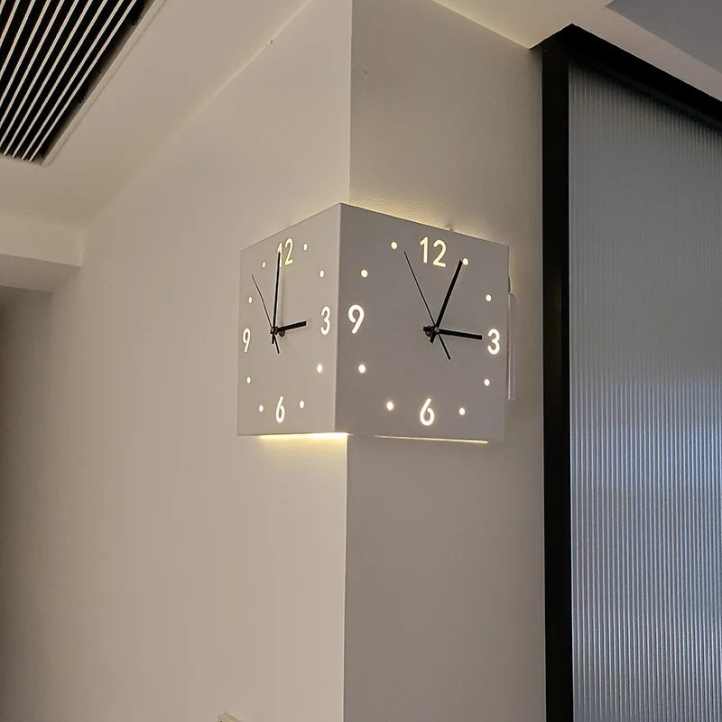DualEdge Clock - Elegant Wall Clock with Silent Mechanism
