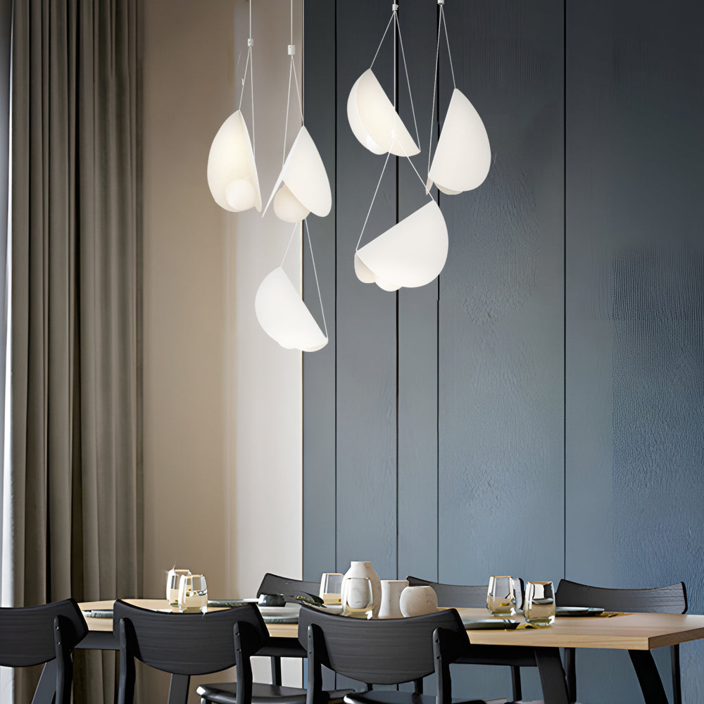 PureLuxe Pendant - Sleek White Linear Ceiling Light