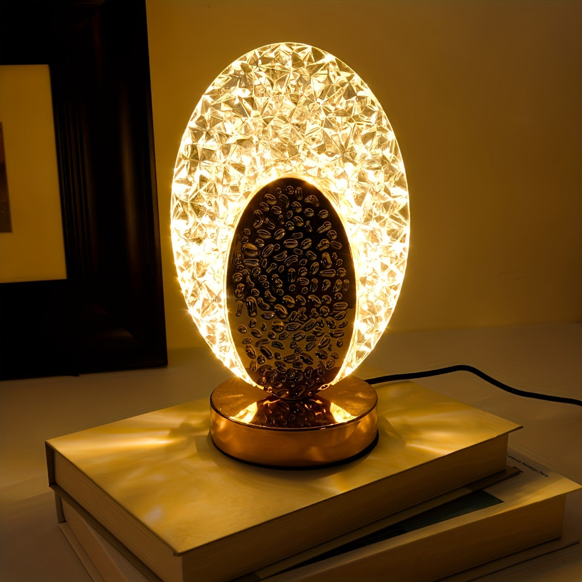 FeatherLamp - USB Touch Table Light with Unique Feather Design