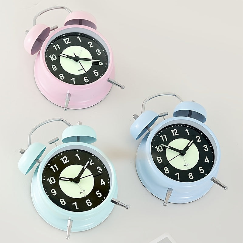 GlowClock – Modern Silent Illuminated Metal Alarm Clock