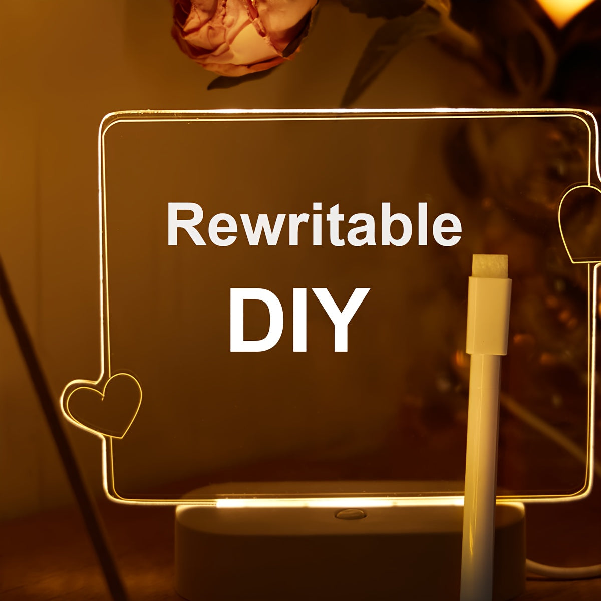 LoveGlow - Modern 3D LED Heart Lamp