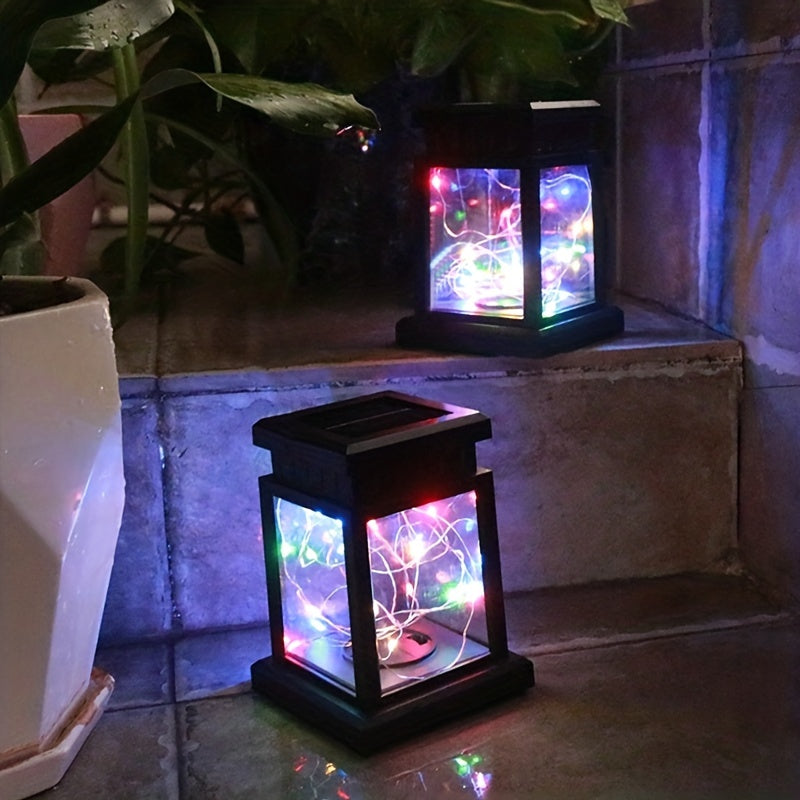 Solarlampa – Set med Vattentäta Solhängande Lampor för Trädgård och Fest