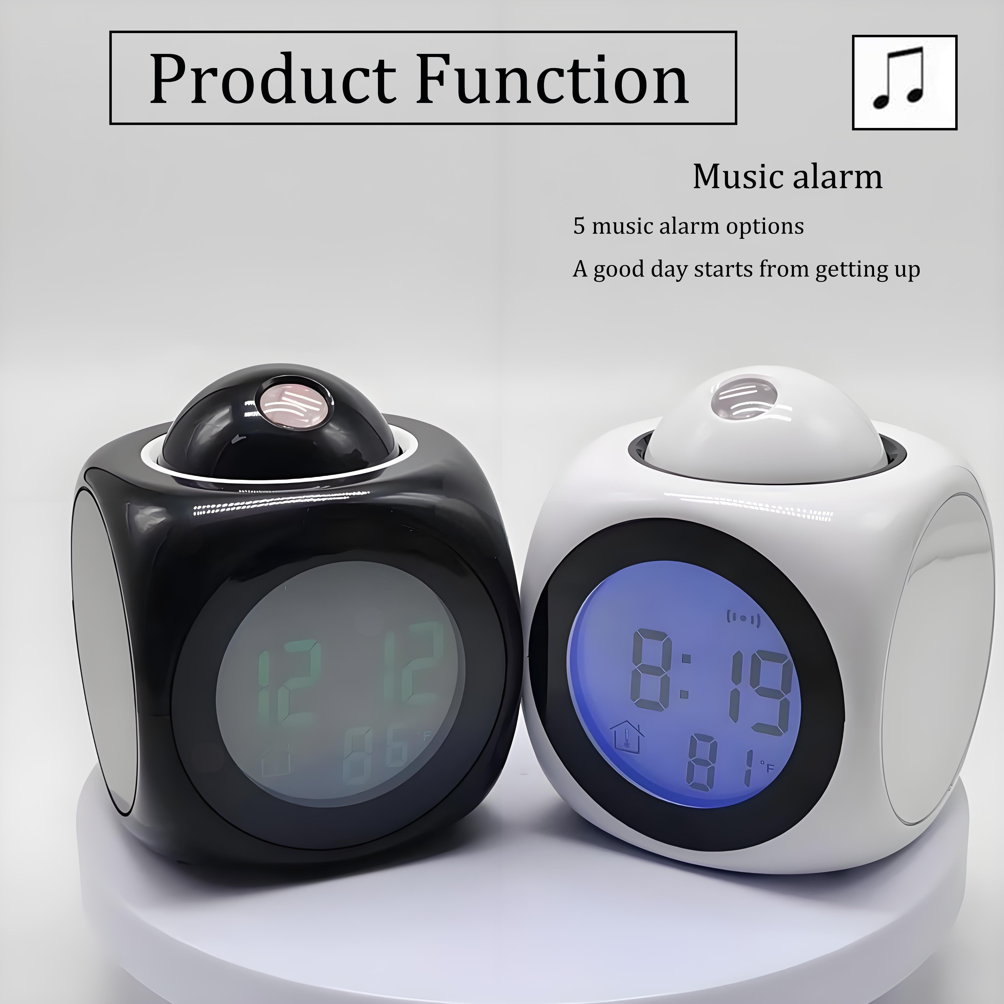 ProClock – Modern Projection Alarm Clock with Sound