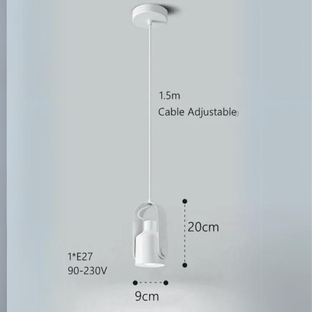 Modern Ceiling Lamp With Adjustable Height – Minimalist Design