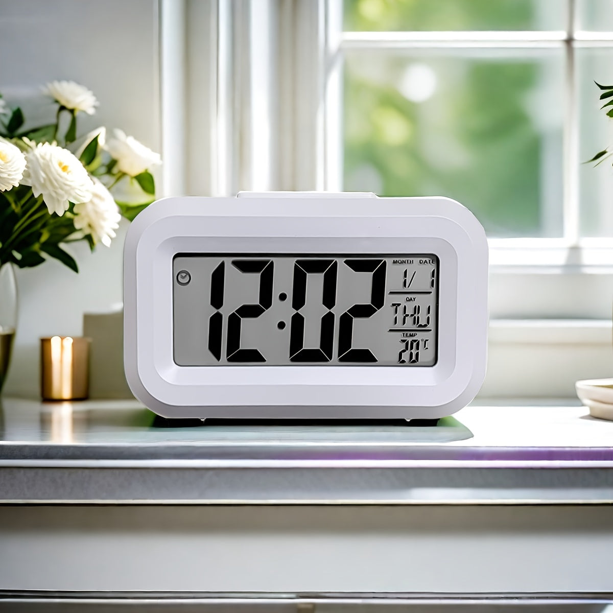 GlowClock - Stylish Digital Alarm Clock with Lighting
