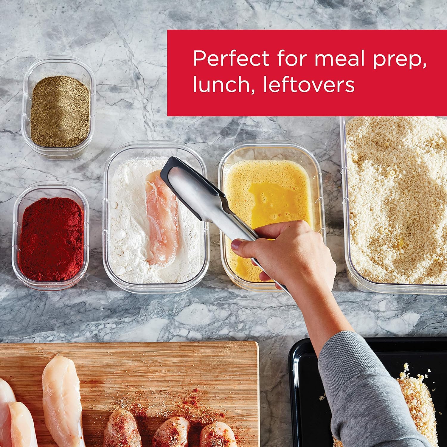 FreshPrep – Durable BPA-Free Meal Prep Container Set (7 Pieces)