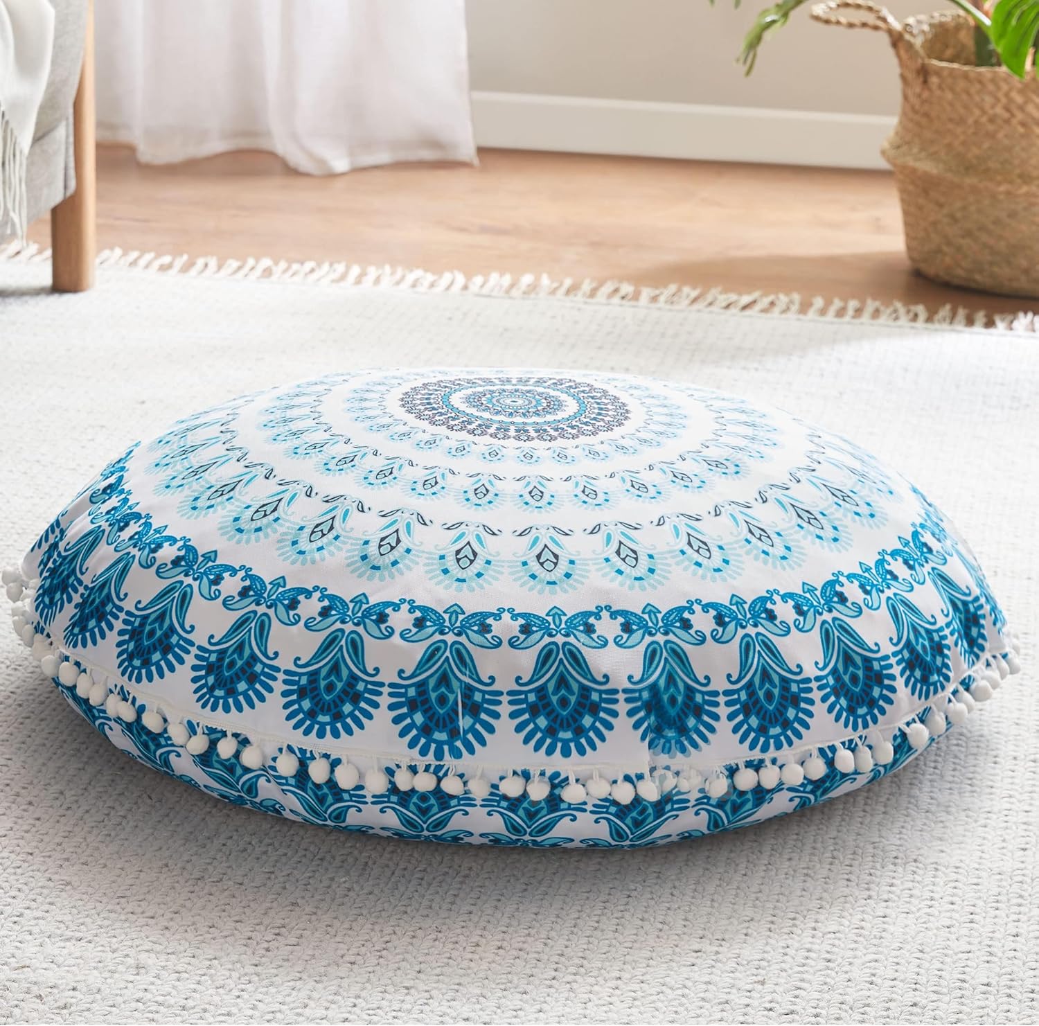 Mandala Cushion – Bohemian Meditation Cushion for the Floor