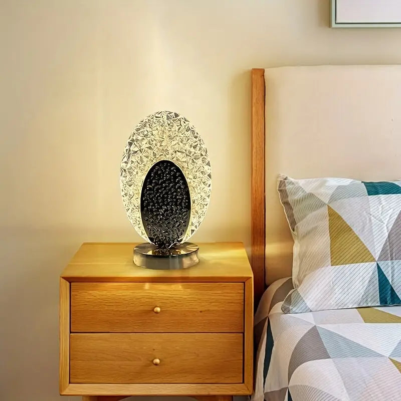 PeacockLuxe – Elegant Luxe Table Lamp for Interior Design