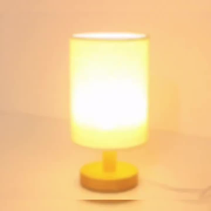 WoodGlow – Justerbar LED Bordslampa med USB