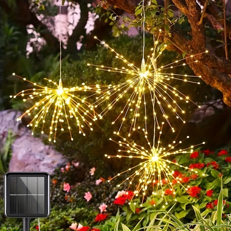 SolarGlow Ljus – Stilig Solenergi-LED Trädgårdslampa 90 LEDs