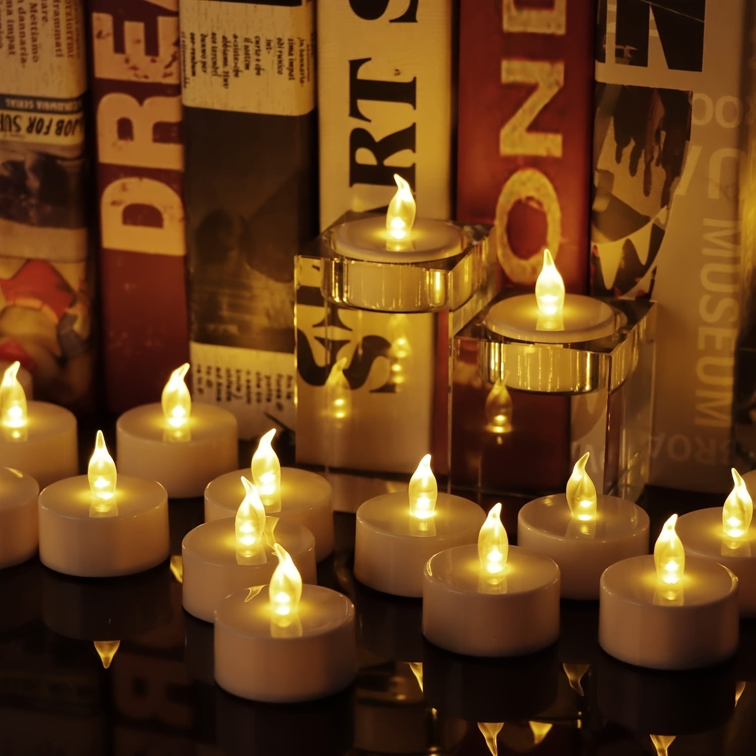 FlameFree LED Tealights – Atmospheric Lighting for All Occasions