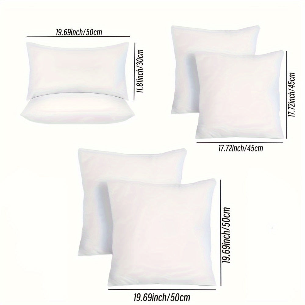 Pillow Comfort – Luxurious Waterproof Pillow Fillings Set of 6 Pieces